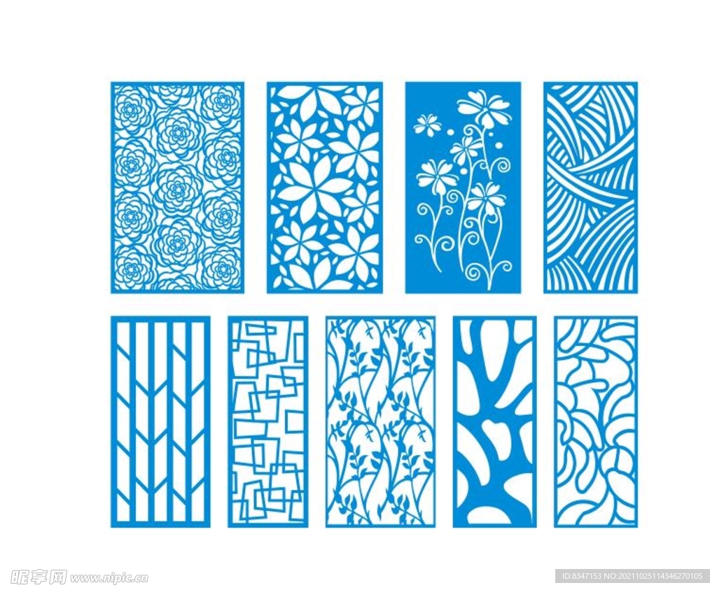 花格 窗花 镂空花纹 屏风