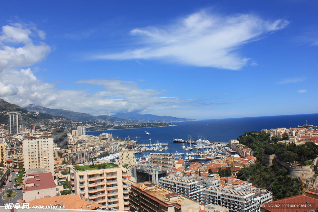 摩纳哥海港风光