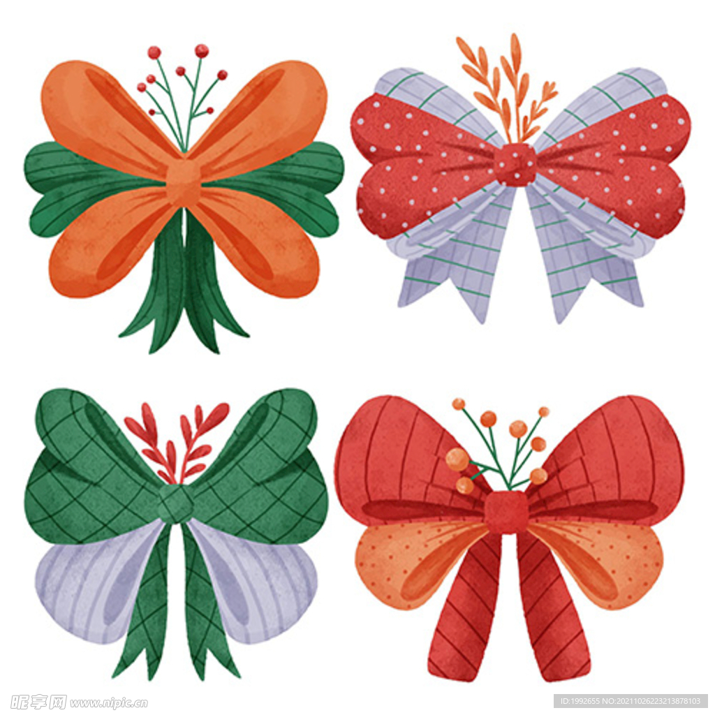 圣诞节蝴蝶结