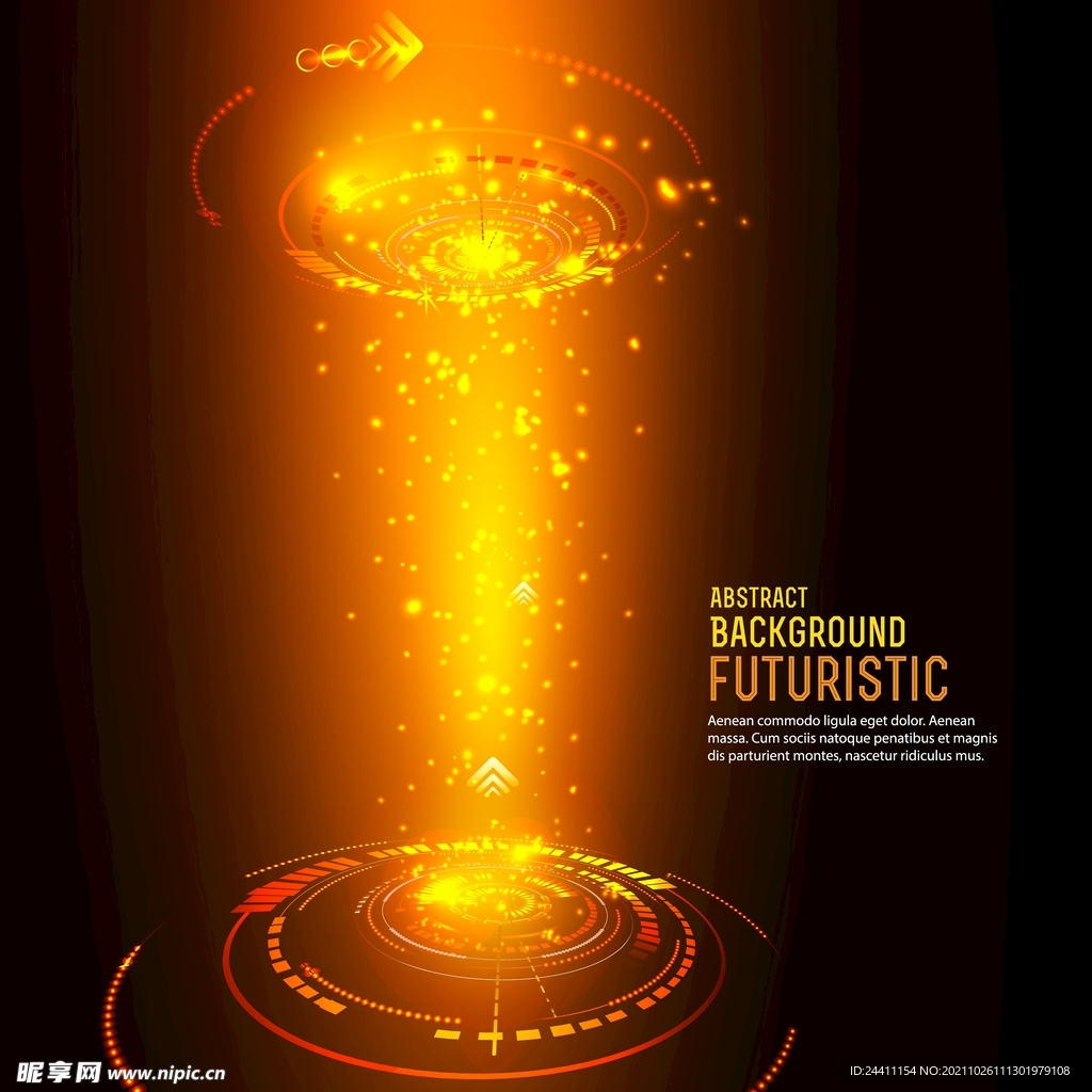 科技未来仪表盘HUD界面UI