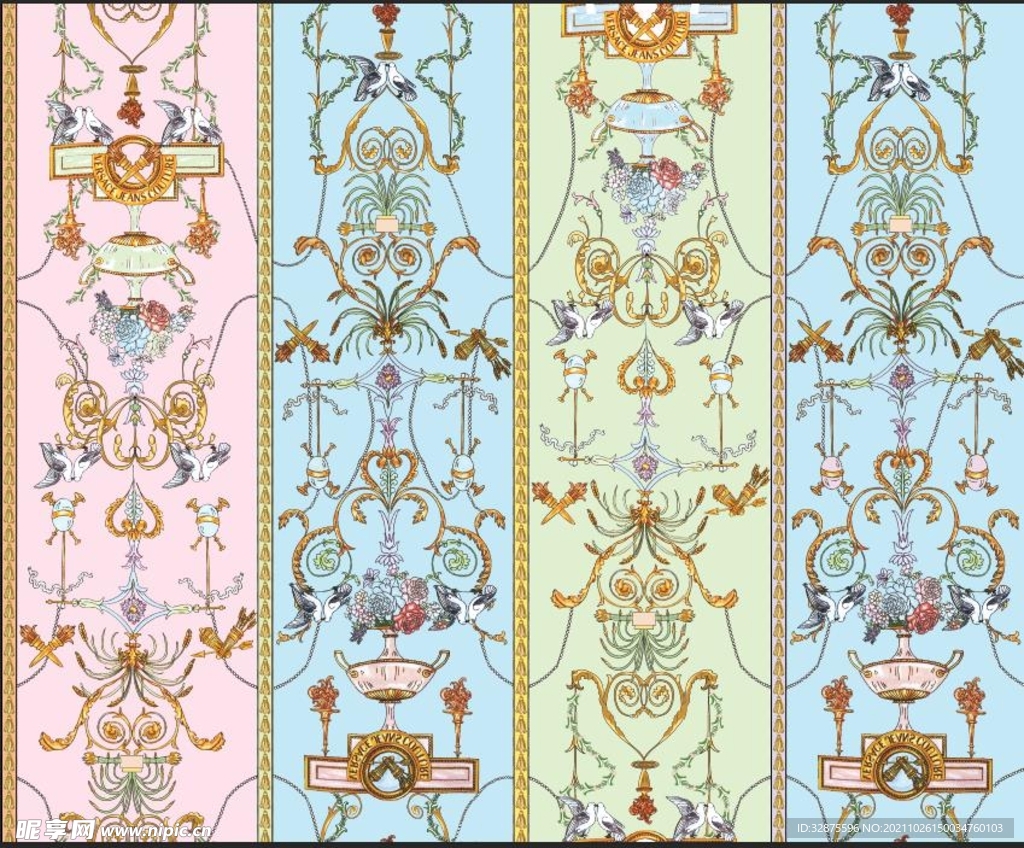 大牌  欧式花 鸟 