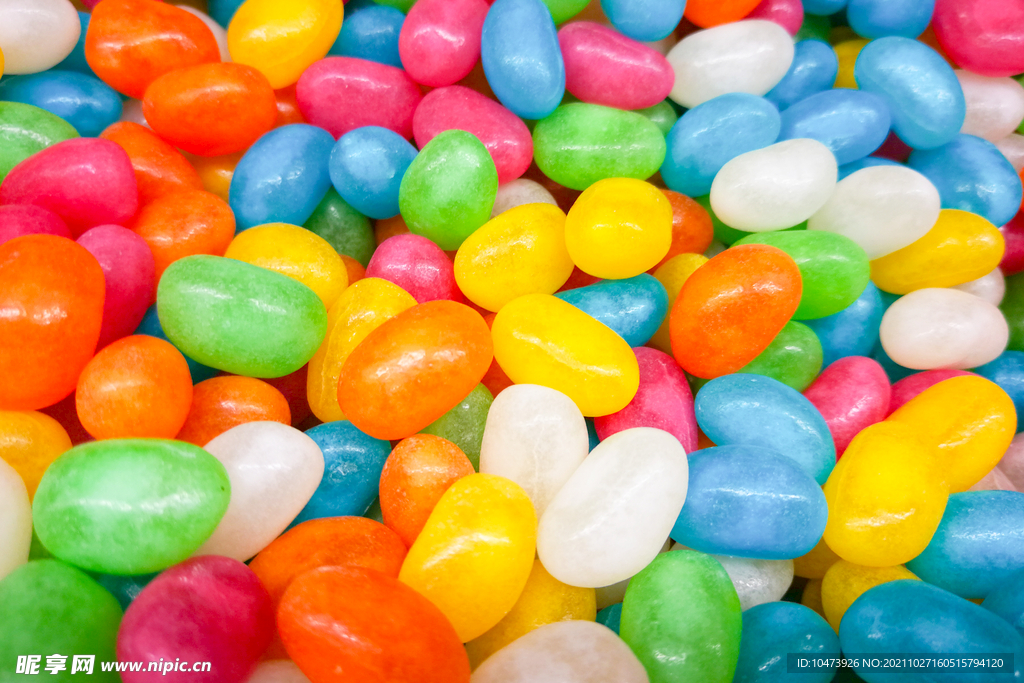 彩色硬糖摄影图片 