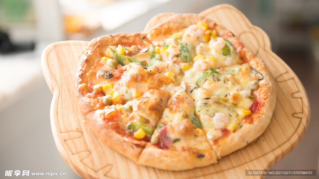 披萨 美味 美食 诱人 馋