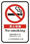 禁止吸烟牌