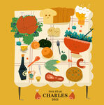 手绘感恩节食物