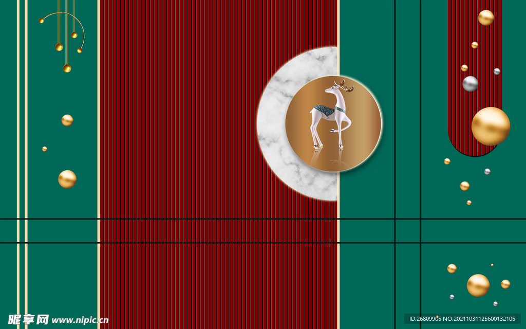 简约时尚几何背景墙图片