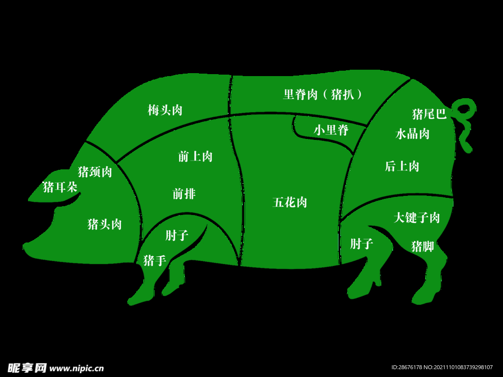 猪分割图