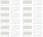 2022年日历全矢量