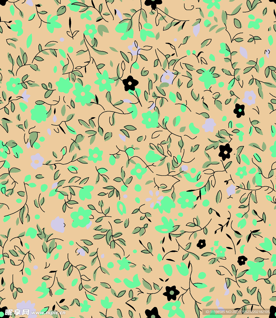 大牌女装 小碎花