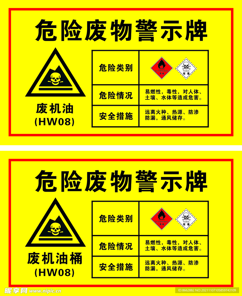 危险废物警示牌