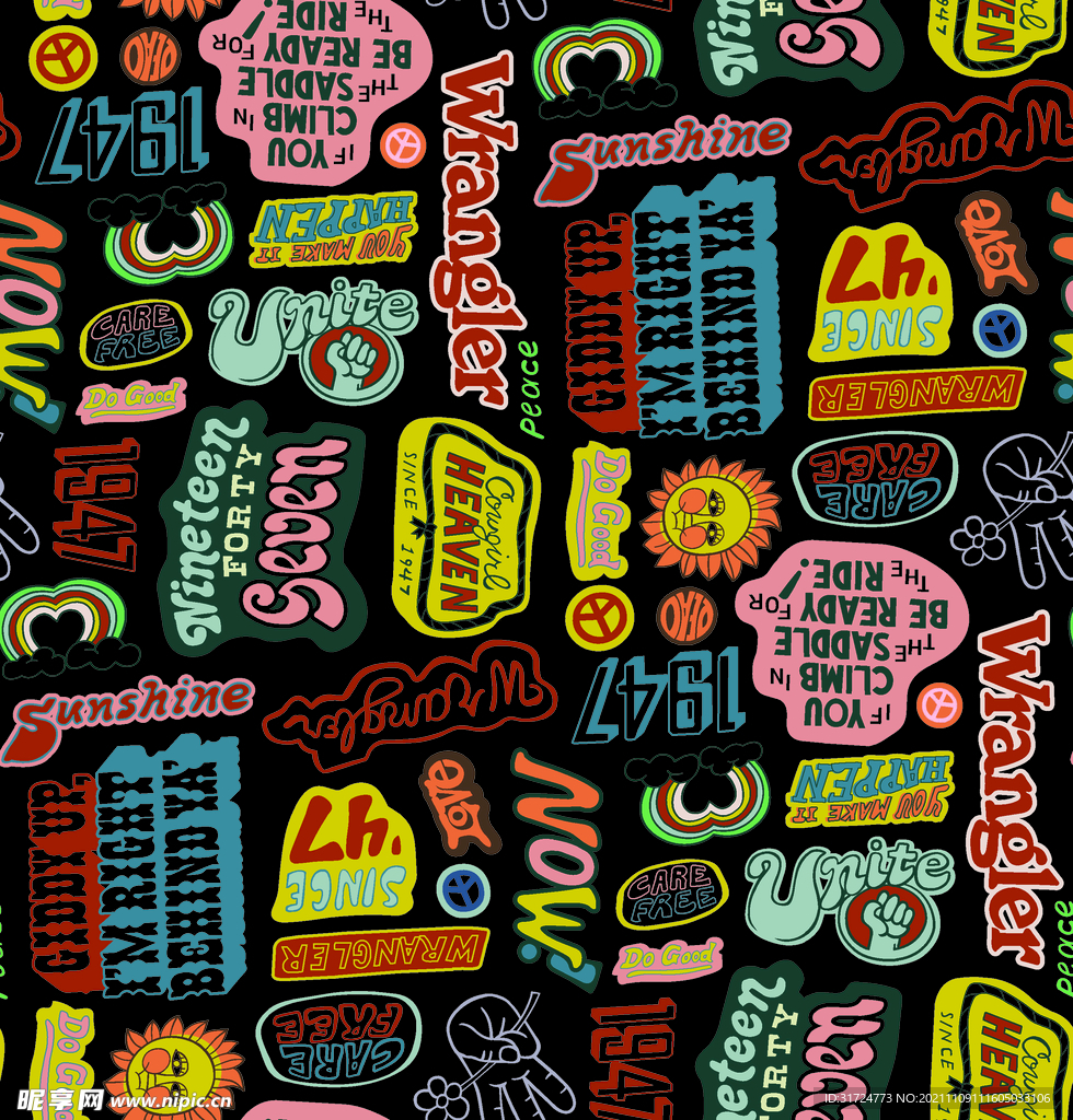 字母  几何  涂鸦  抽象 