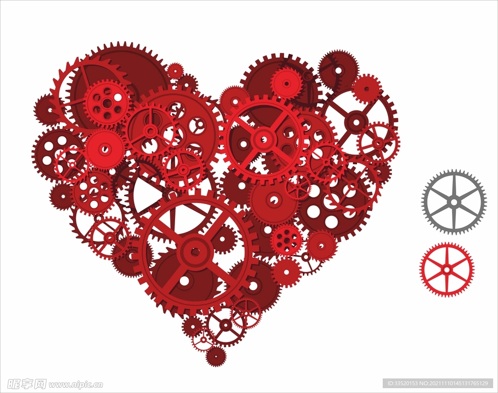 爱心齿轮