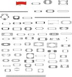 欧式中式花纹边框