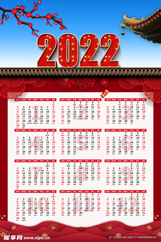 2022年历