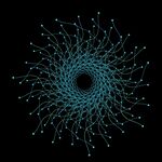 AI渐变科技感旋转线条