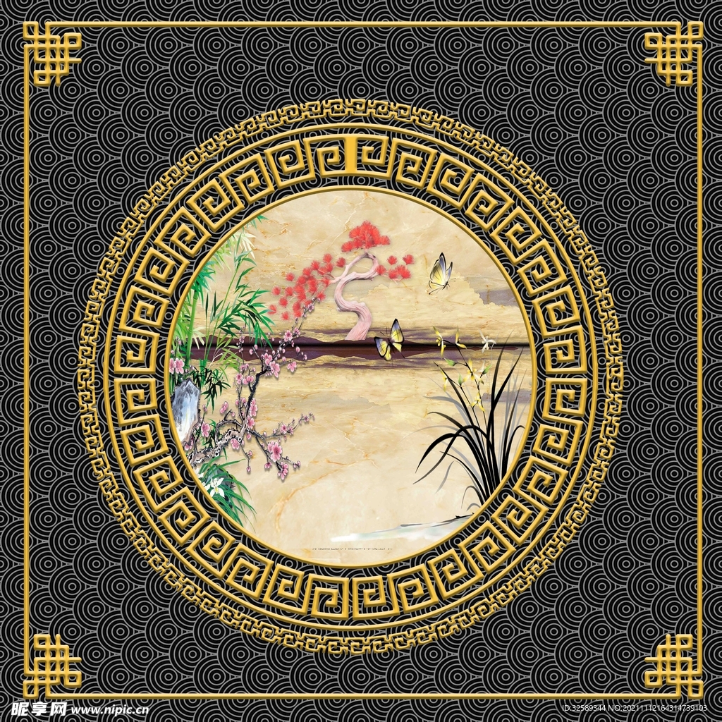 新中式卷帘垂帘吊顶