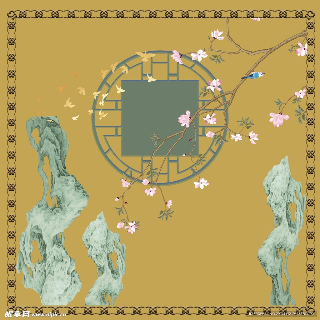 新中式卷帘垂帘吊顶      