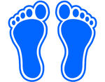 脚丫印