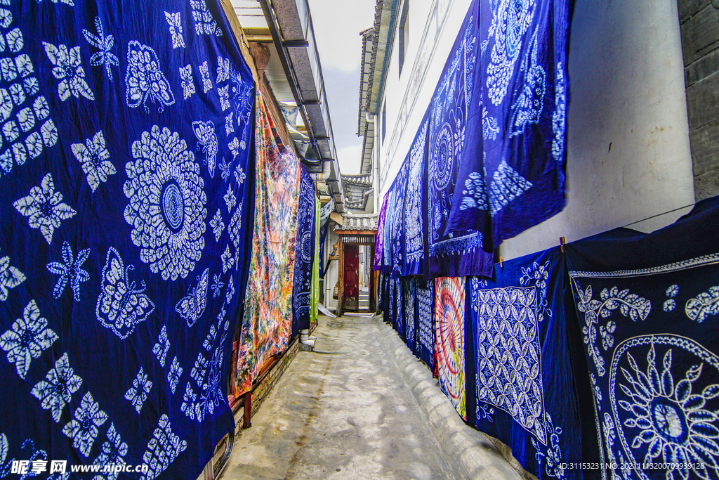 大理民族工艺扎染