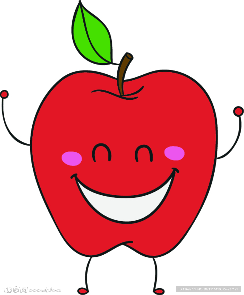 卡通苹果