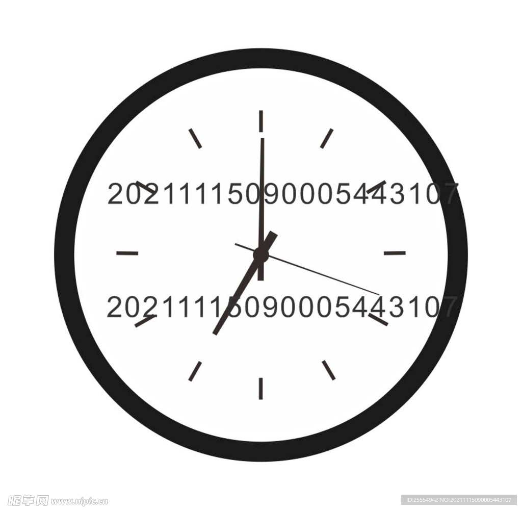 钟表矢量图
