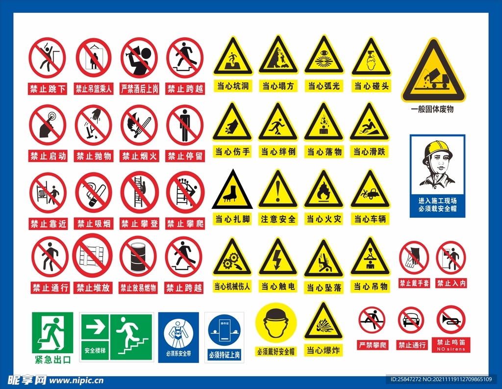 安全标识大全