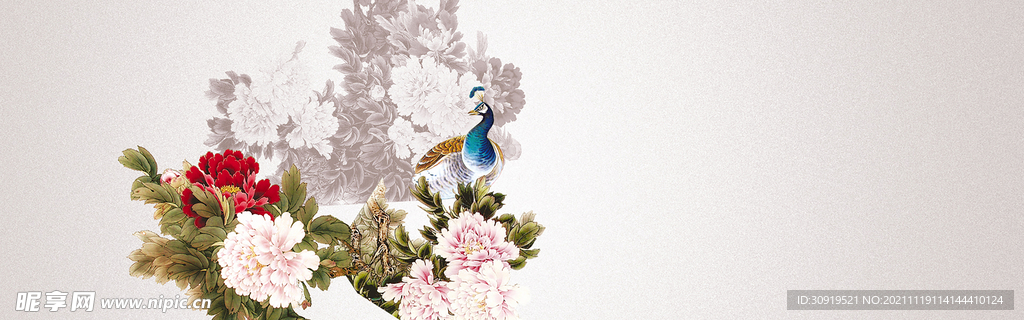 banner简约花ins风格