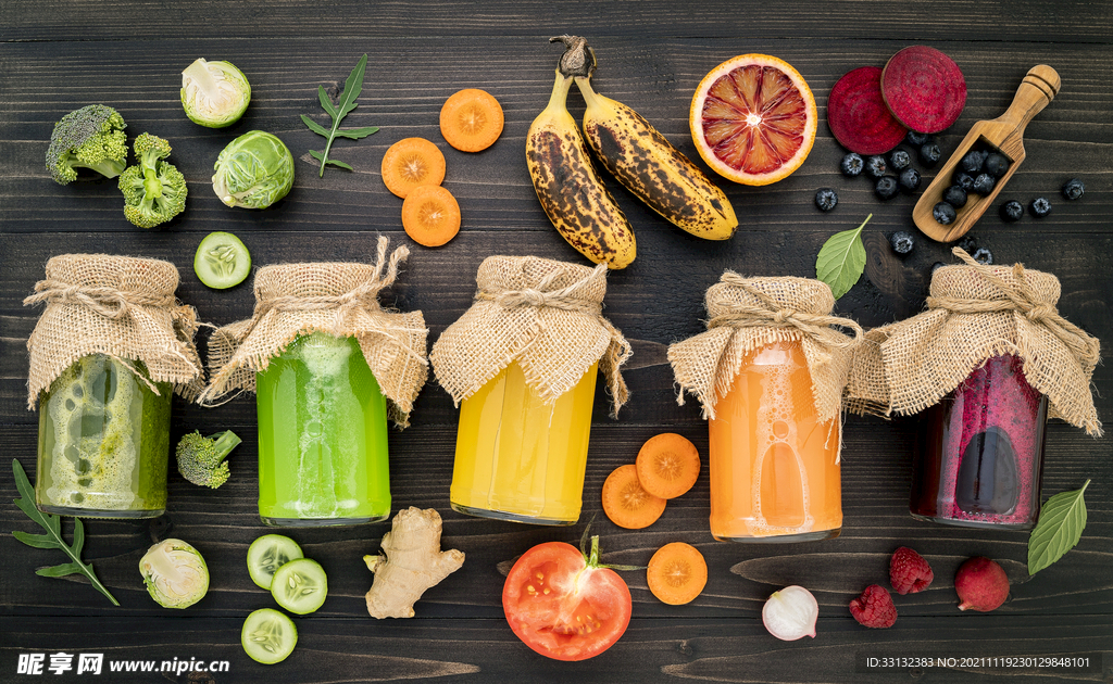 果汁 蔬菜 水果