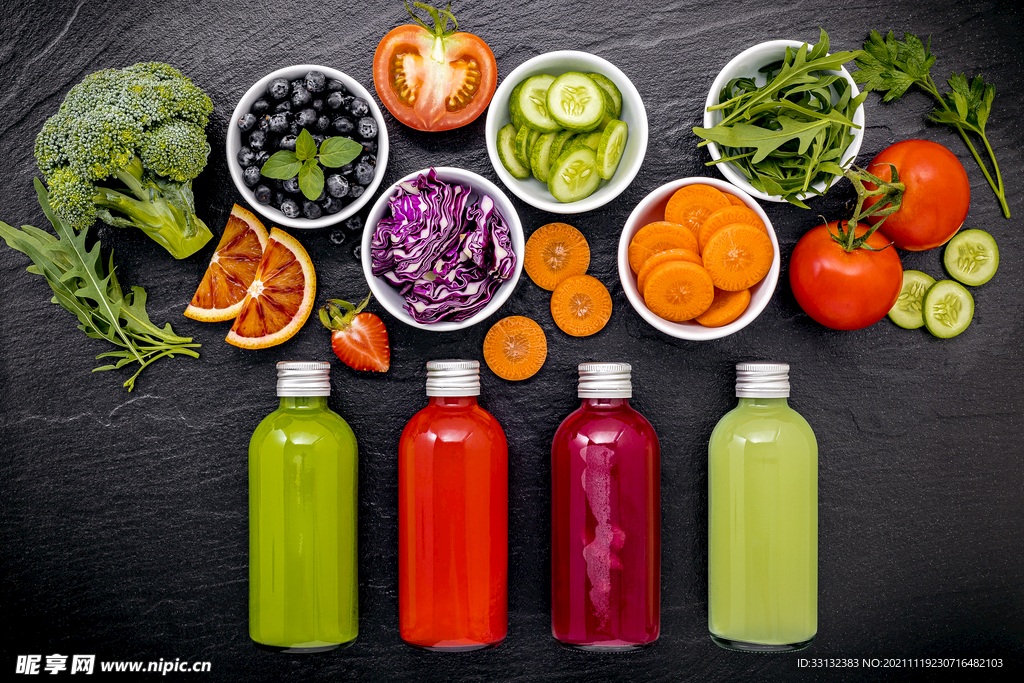 果汁 蔬菜 水果