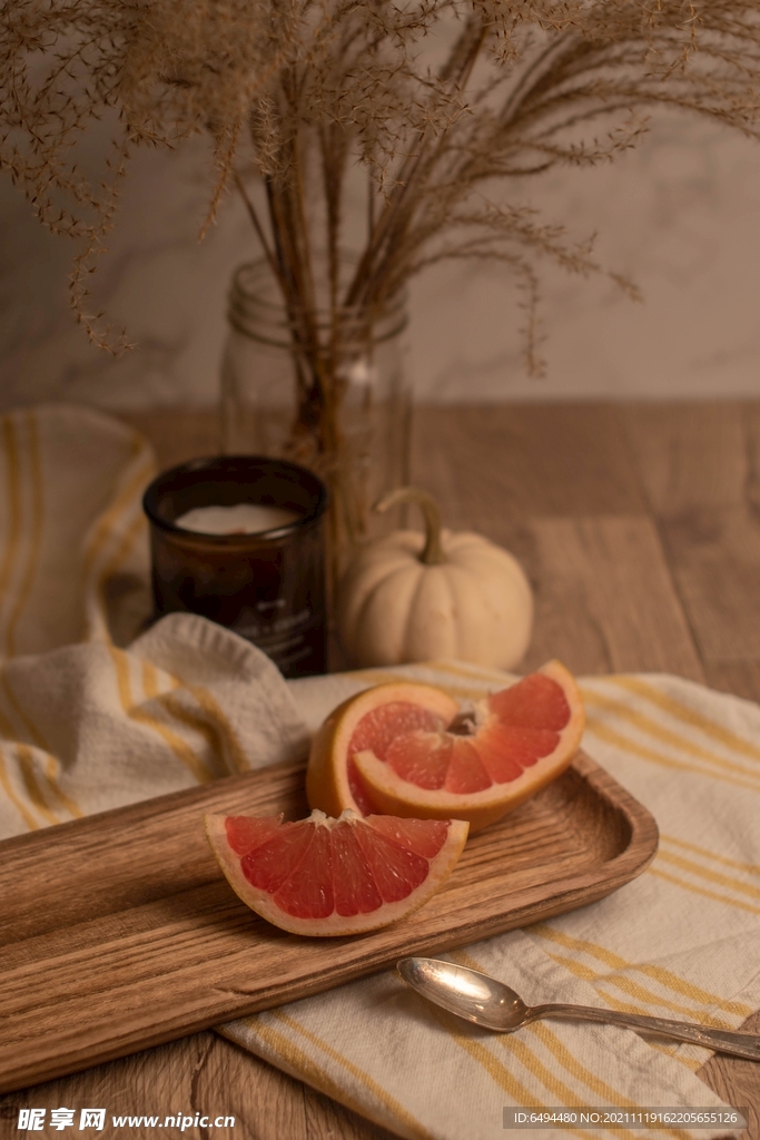 柑橘葡萄柚水果实物