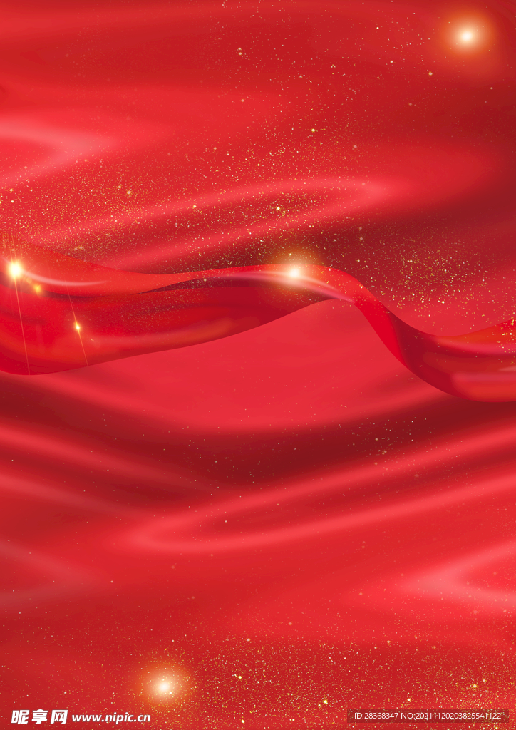 红色节日背景 
