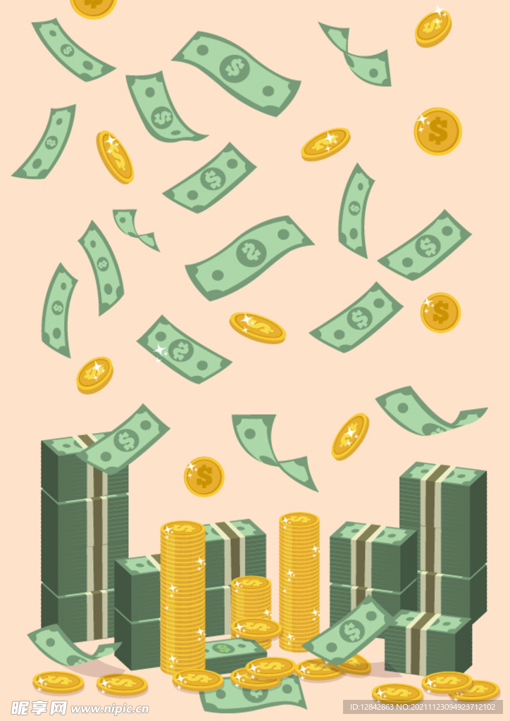 2.5D金币美元金币满天飞经济