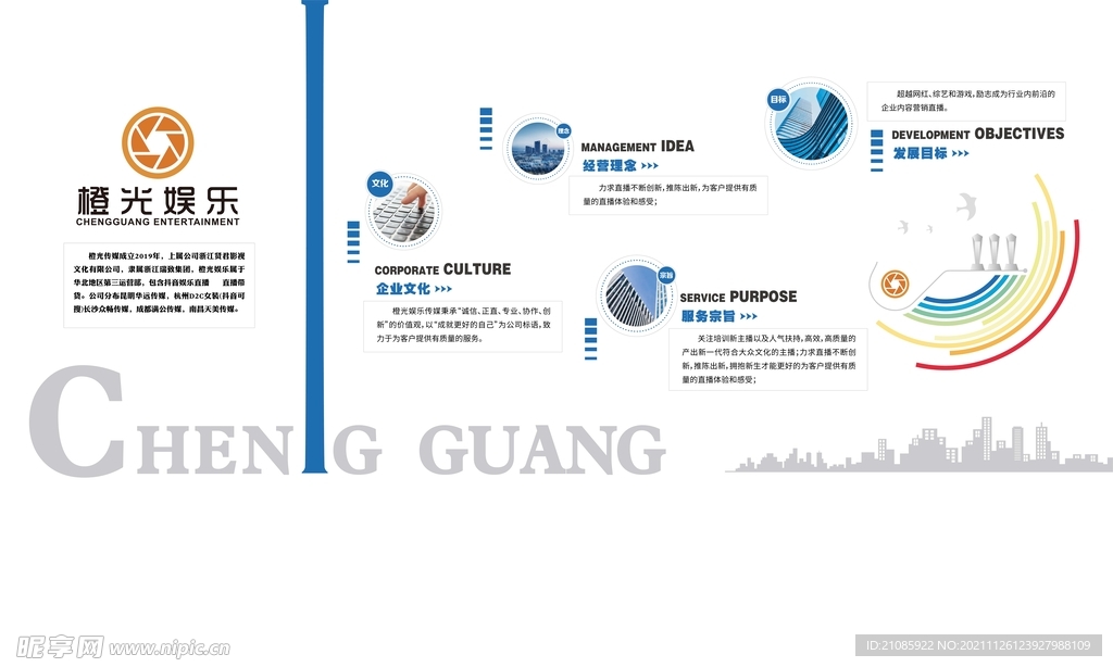 企业文化背景墙