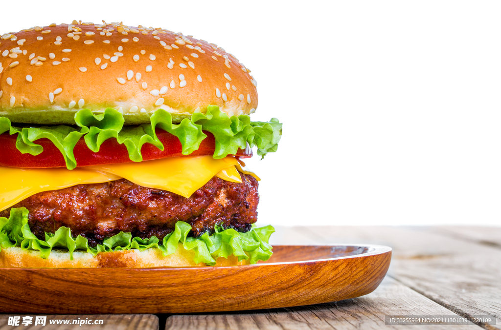 美味可口汉堡芝士汉堡