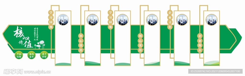 核心价值观绿色