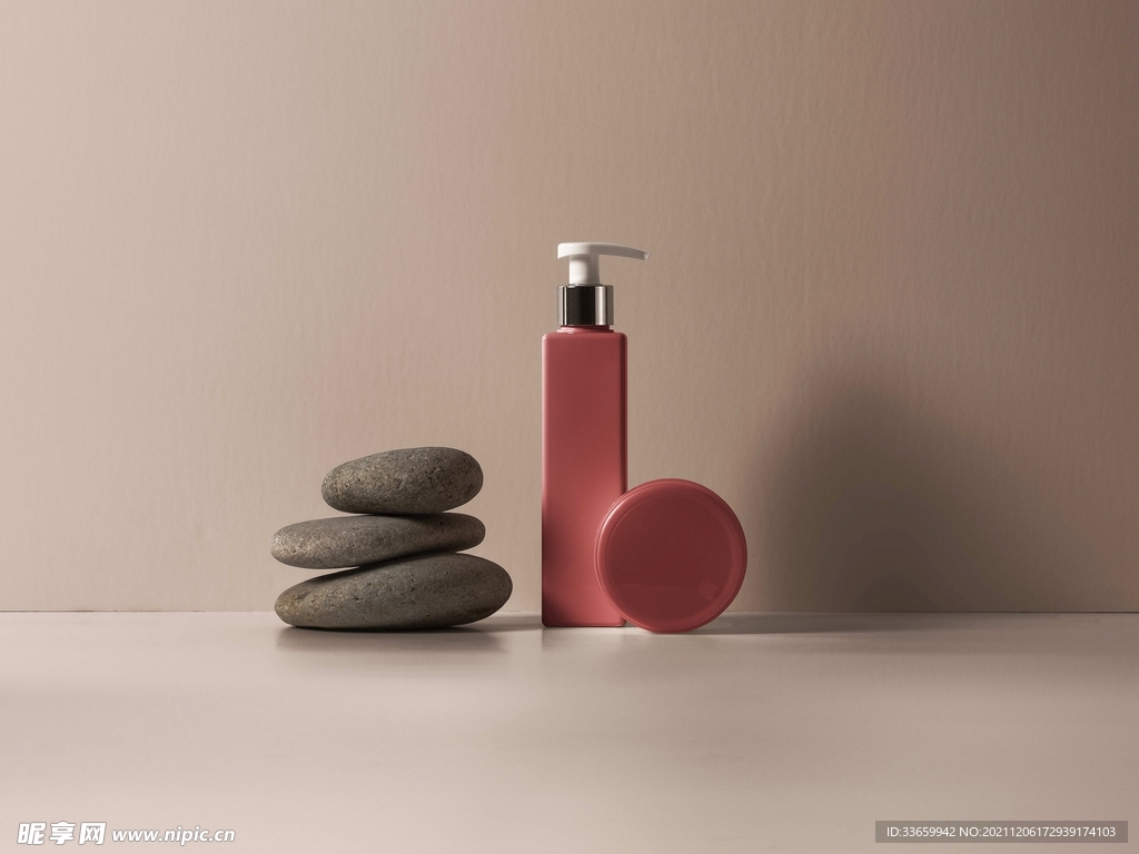 化妆品样机贴图效果