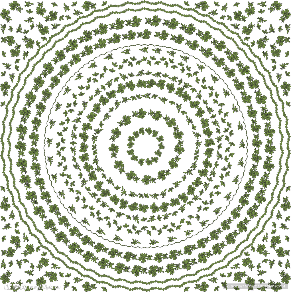 圆圈数码定位印花