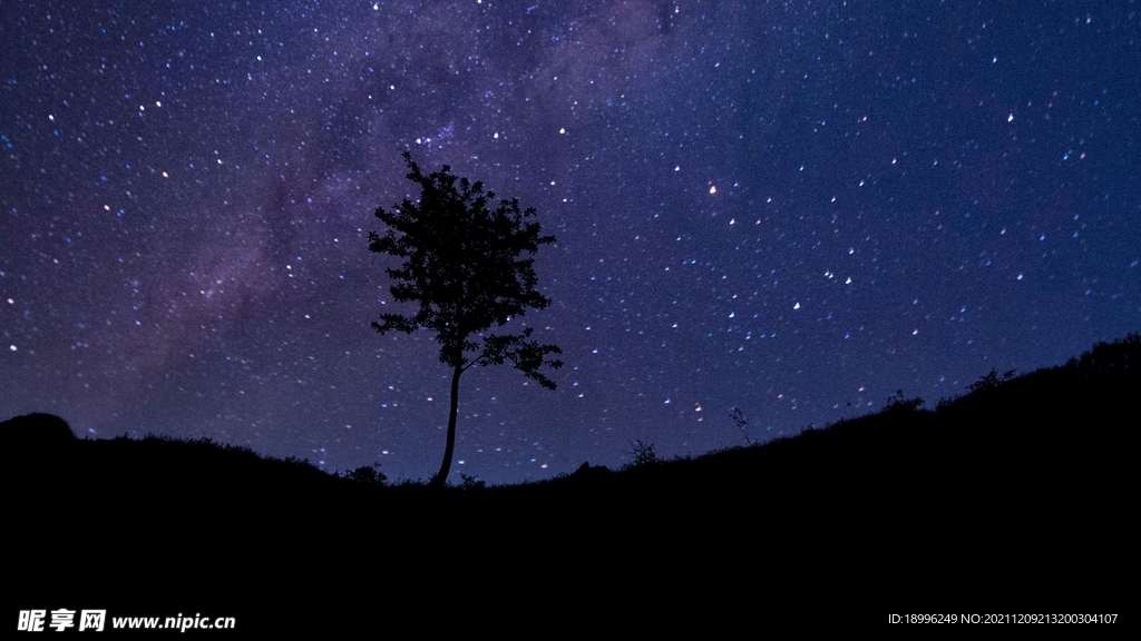 唯美星空背景图片