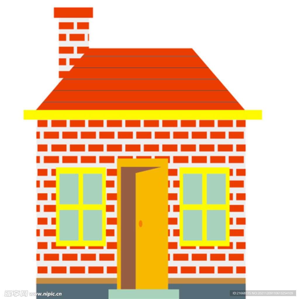 卡通 房屋 矢量 