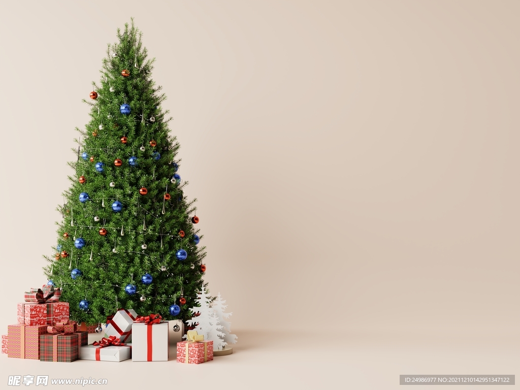 白色的圣诞节背景