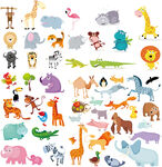 可爱卡通小动物集合