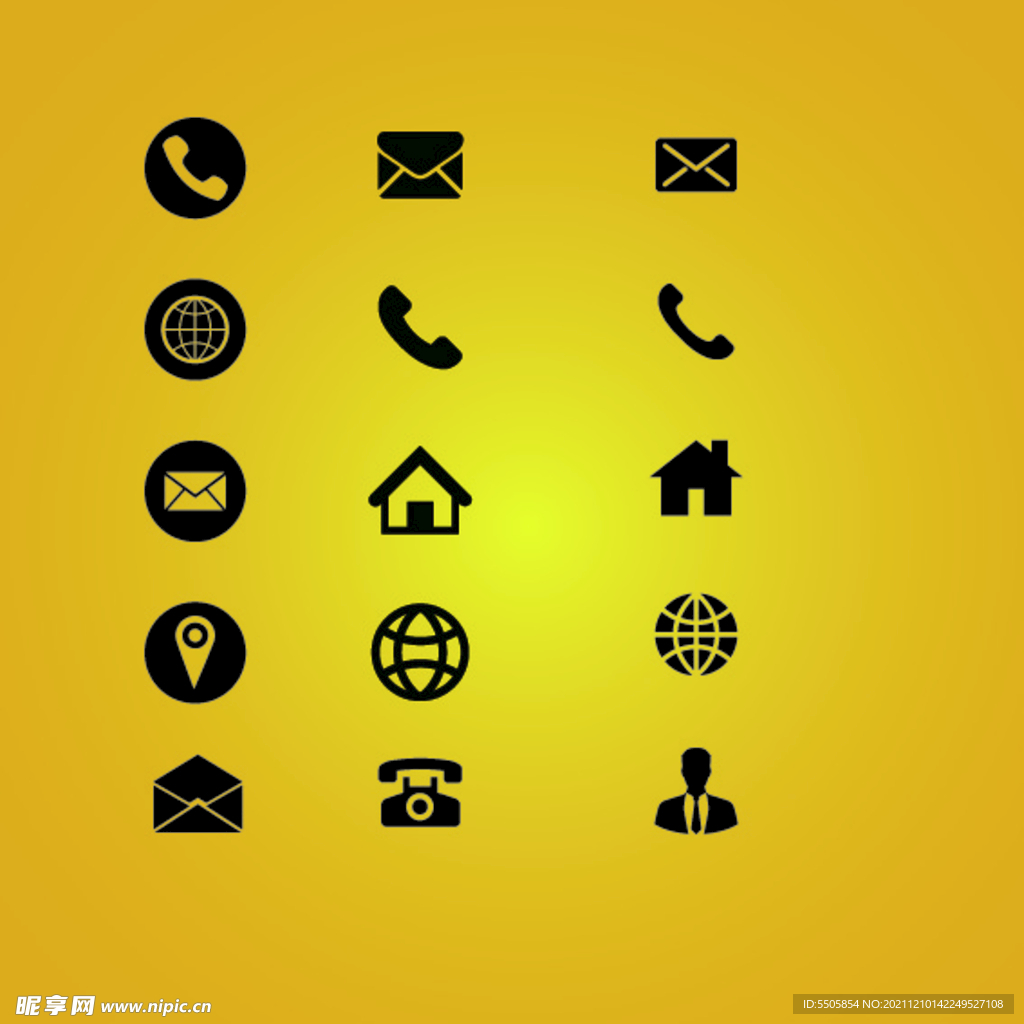 常用联系方式图标图片名片图标