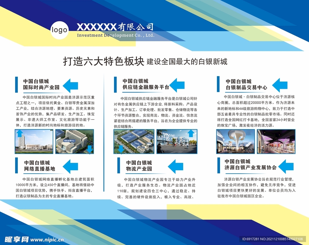 展板 项目介绍  底板