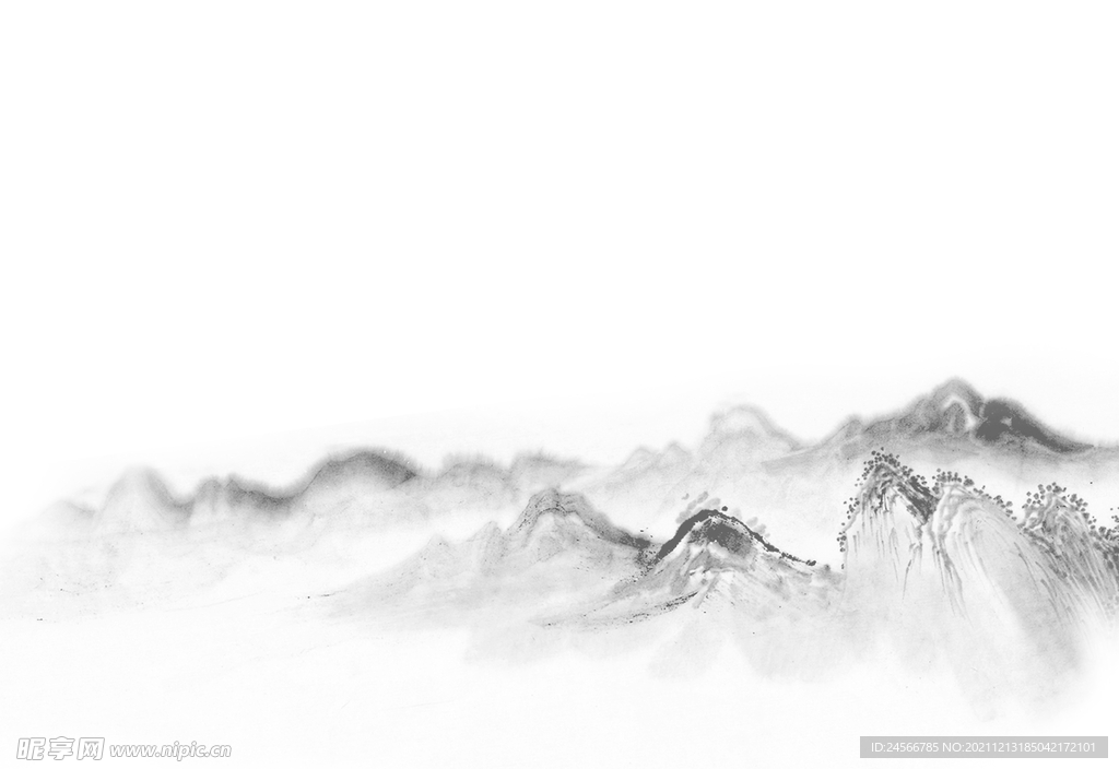 水墨山水风景图片