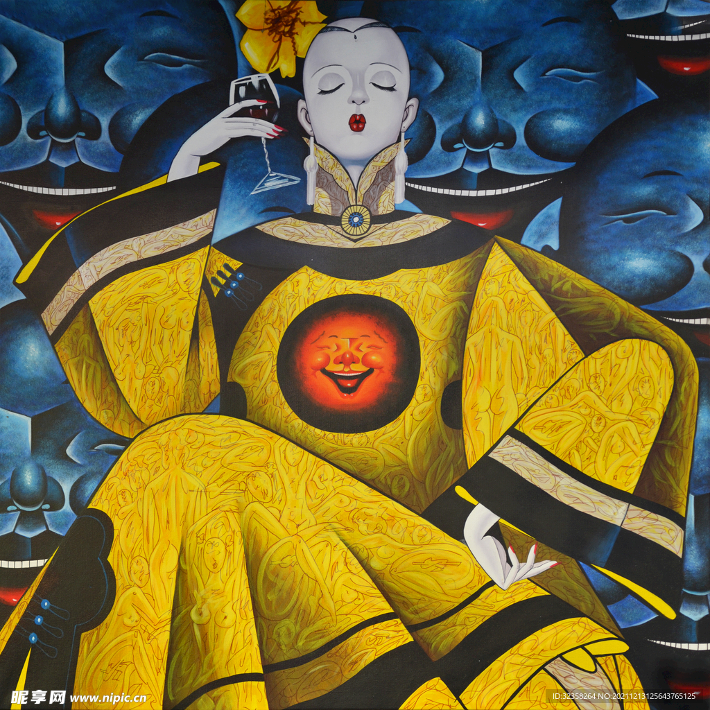 新新古典中式创意人物高清组合装