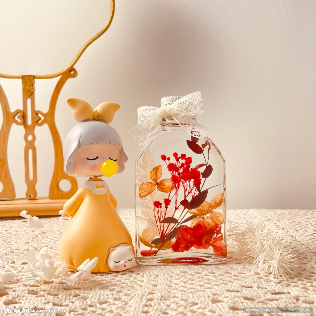 可爱的diy永生花