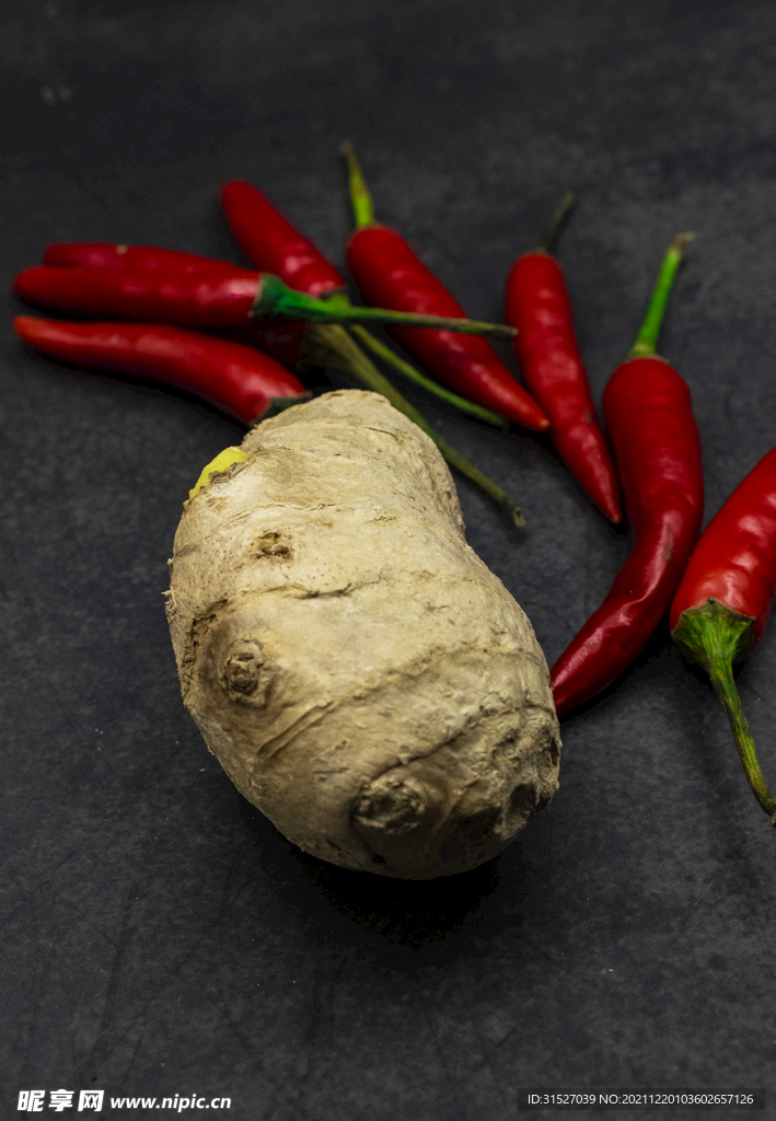 生姜摄影图