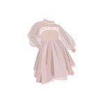 公主裙 泡泡裙 纱裙 藕粉裙子