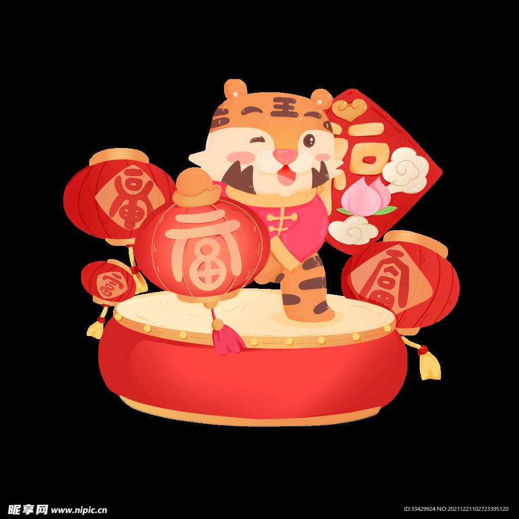 2022虎年新年春节老虎