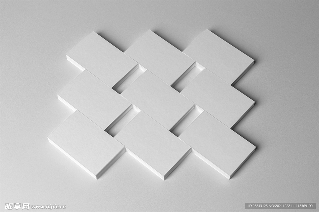 名片样机高端展示场景效果